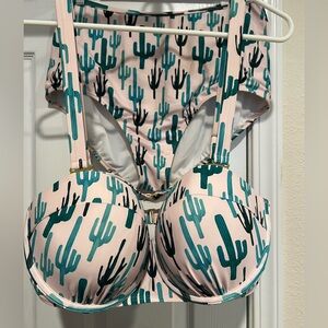 Swimsuits for All x Gabi Fresh cactus print plus size bikini